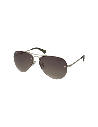 Ray Ban RB3449 91300R Aviator Verde Degradado Plata | Sunnies.uno