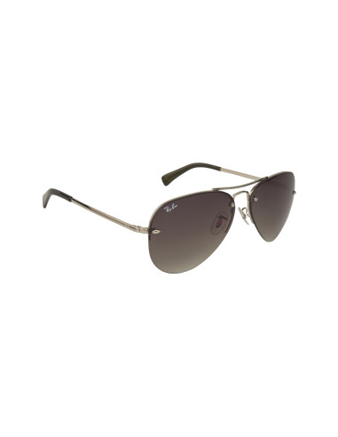 Ray Ban RB3449 91300R Aviator Verde Degradado Plata | Sunnies.uno