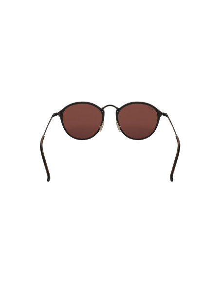 Ray Ban Rb3574n 153/7v Round Metal Blaze Azul Espejo Negro | Sunnie...
