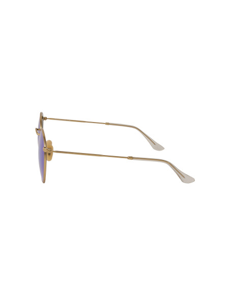 Ray Ban Rb3447 112/17 Round Metal Azul Espejo Dorado Icon | Sunnies...