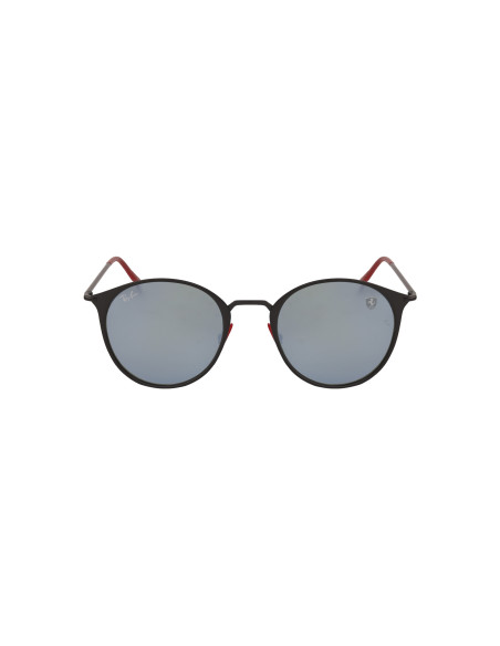Ray Ban Rb3602m F02230 Round Scuderia Ferrari Plata Espejo | Sunnie...