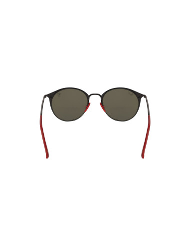 Ray Ban Rb3602m F02230 Round Scuderia Ferrari Plata Espejo | Sunnie...