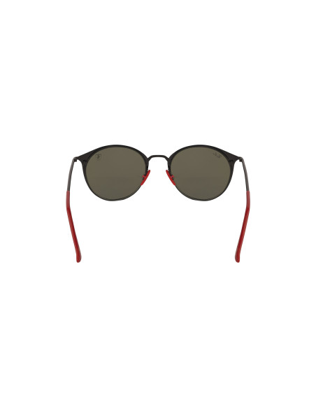 Ray Ban Rb3602m F02230 Round Scuderia Ferrari Plata Espejo | Sunnie...