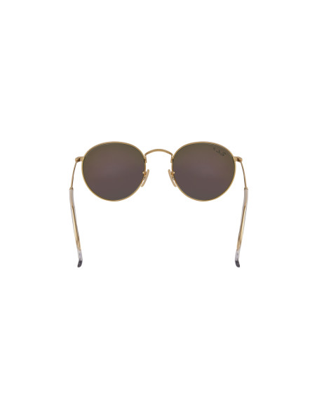 Ray Ban Rb3447 P 112/p9 Round Metal Polarizado Verde Espejo | Sunni...