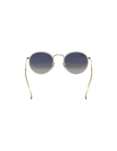 Ray Ban RB3447JM 9196/32 Round Metal Full Color Blanco