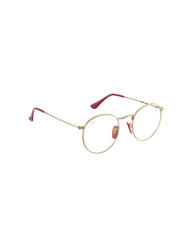 Ray Ban Oftalmico Rb3447vm F029 Round Metal Scuderia Ferrari | Sunn...