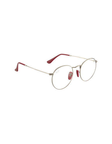 Ray Ban Oftalmico Rb3447vm F031 Round Metal Scuderia Ferrari | Sunn...
