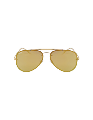 Ray Ban Rb3584n 9084/7j Aviator Blaze Amarillo Espejo Dorado | Sunn...
