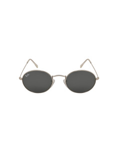 Ray Ban RB3547 003/R5 Oval Metal Plata Negro 2