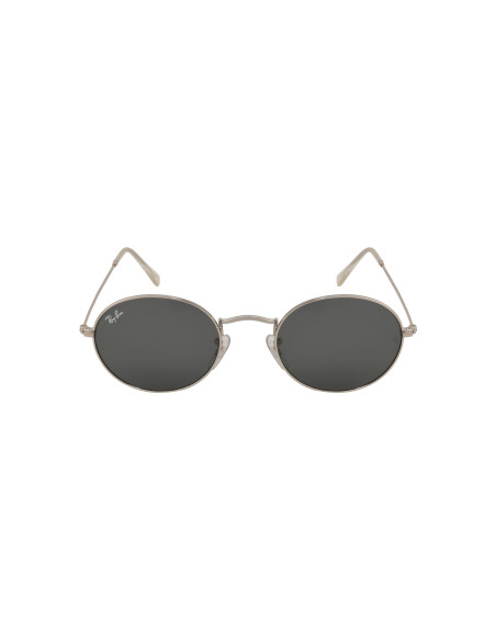 Ray Ban RB3547 003/R5 Oval Metal Plata Negro