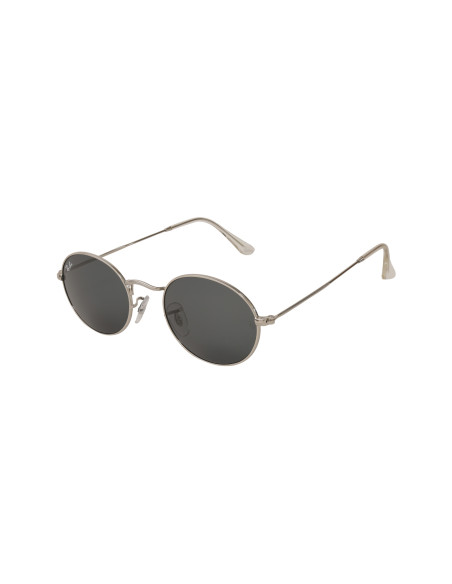 Ray Ban RB3547 003/R5 Oval Metal Plata Negro