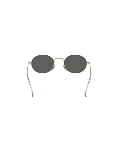 Ray Ban RB3547 003/R5 Oval Metal Plata Negro