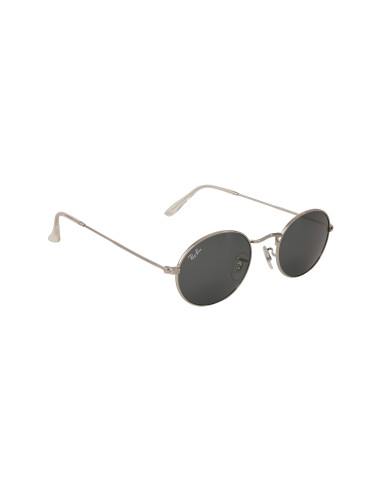 Ray Ban RB3547 003/R5 Oval Metal Plata Negro