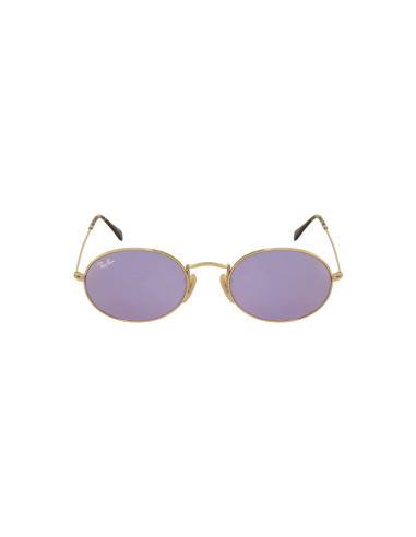 Ray Ban Rb3547n 001/8o Oval Flat Lenses Lila Espejo Icon | Sunnies.uno