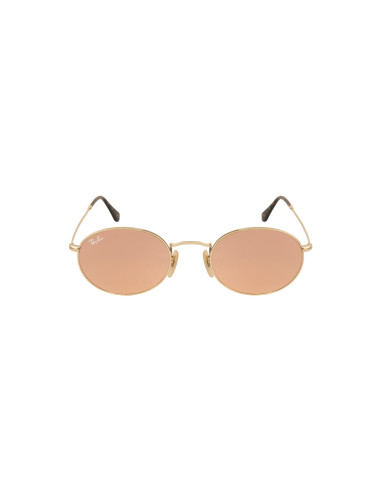 Ray Ban Rb3547n 001/z2 Oval Flat Lenses Rosa Espejo Icon P1 | Sunni...