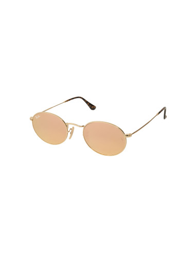 Ray Ban Rb3547n 001/z2 Oval Flat Lenses Rosa Espejo Icon P1 | Sunni...