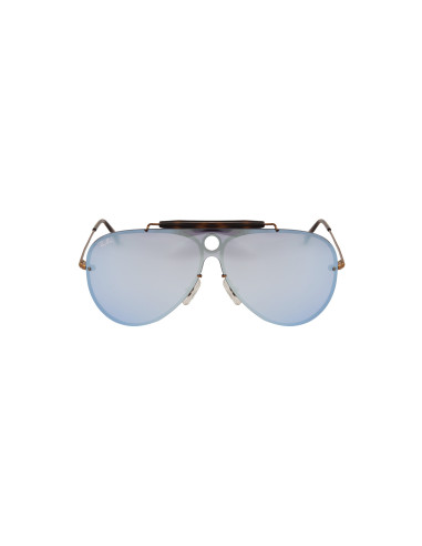 Ray Ban Rb3581n 90351u Aviator Shooter Blaze Lila Espejo | Sunnies.uno