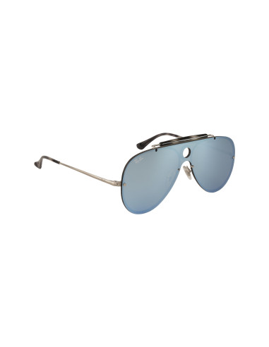 Ray Ban Rb3581n 003/30 Aviator Shooter Blaze Plata Espejo P1 | Sunn...
