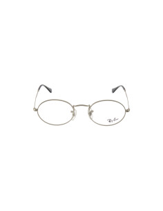 Ray Ban Oftalmico Rb3547v 2502 Oval Optics Plateado Gris | Sunnies.uno 2