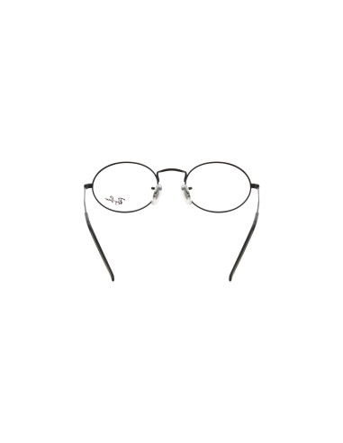 Ray Ban Oftalmico Rb3547v 2509 Oval Optics Negro Gris | Sunnies.uno