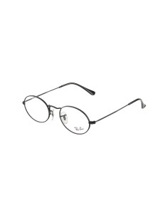 Ray Ban Oftalmico Rb3547v 2509 Oval Optics Negro Gris | Sunnies.uno