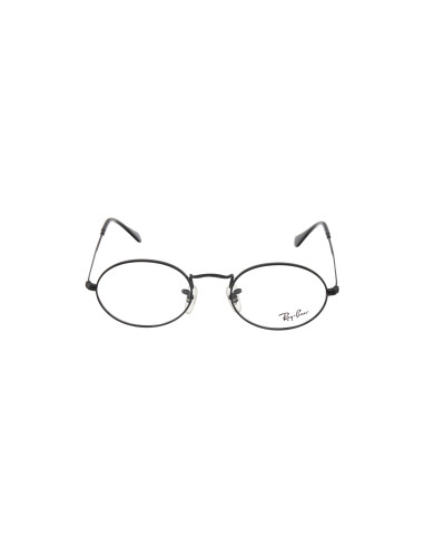 Ray Ban Oftalmico Rb3547v 2509 Oval Optics Negro Gris | Sunnies.uno