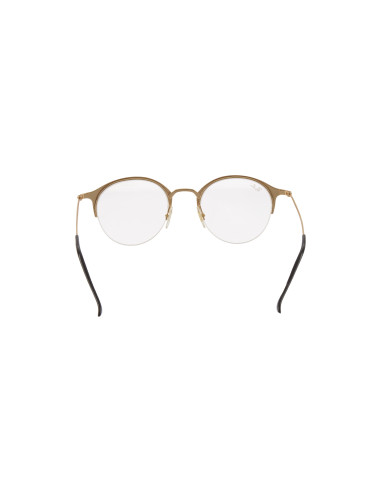 Ray Ban Oftalmico Rb3578v 2905 Round Metal Cafe Dorado Icon | Sunni...