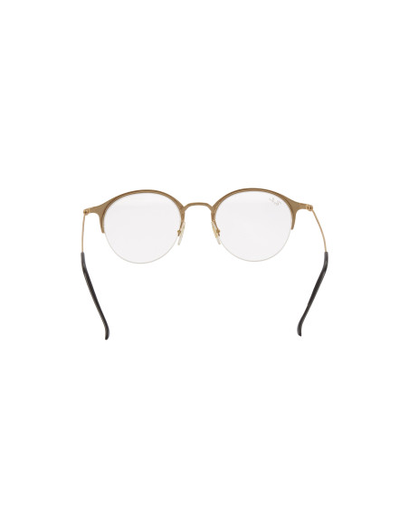 Ray Ban Oftalmico Rb3578v 2905 Round Metal Cafe Dorado Icon | Sunni...