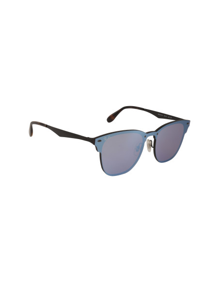 Ray Ban Rb3576n 153/7v Clubmaster Blaze Azul Espejo Negro | Sunnies...