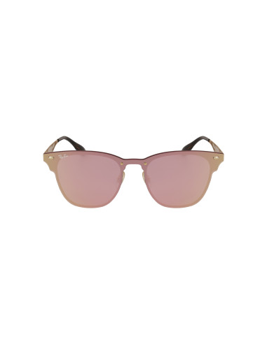Ray Ban Rb3576n 043/e4 Clubmaster Blaze Rosa Espejo Dorado | Sunnie...