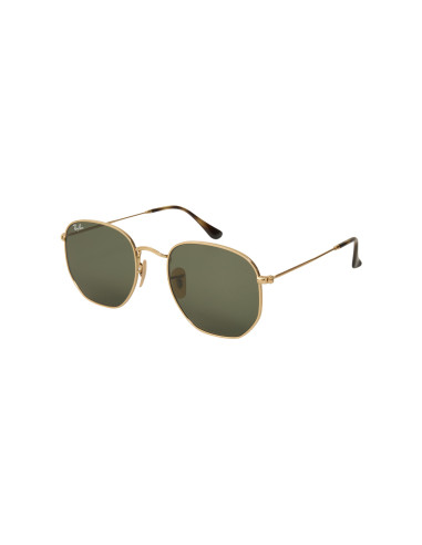 Ray Ban Rb3548n 001 54-21 Grande Hexagonal Negro G-15 Dorado | Sunn...