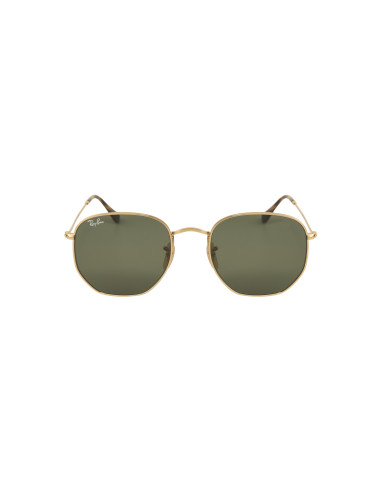 Ray Ban Rb3548n 001 54-21 Grande Hexagonal Negro G-15 Dorado | Sunn...