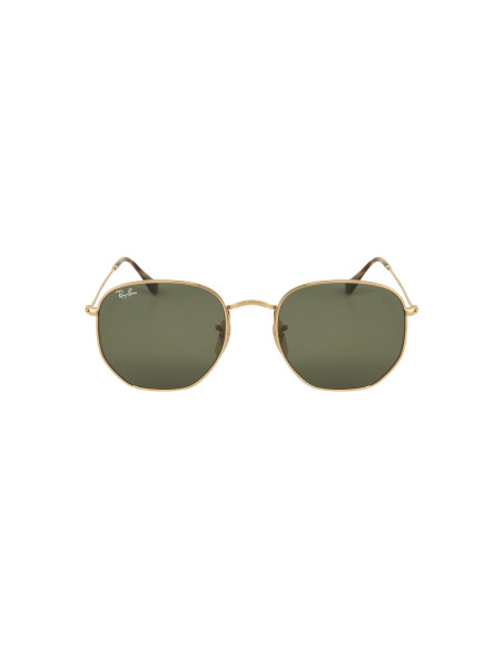 Ray Ban Rb3548n 001 54-21 Grande Hexagonal Negro G-15 Dorado | Sunn...