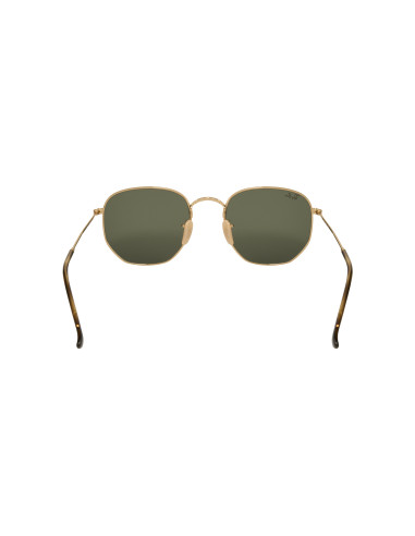 Ray Ban Rb3548n 001 54-21 Grande Hexagonal Negro G-15 Dorado | Sunn...