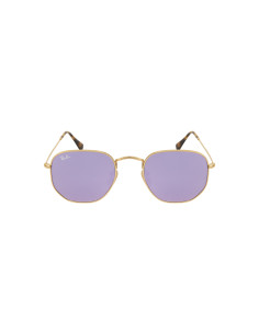 Ray Ban Rb3548n 001/8o Hexagonal Flat Lenses Lila Espejo | Sunnies.uno 2