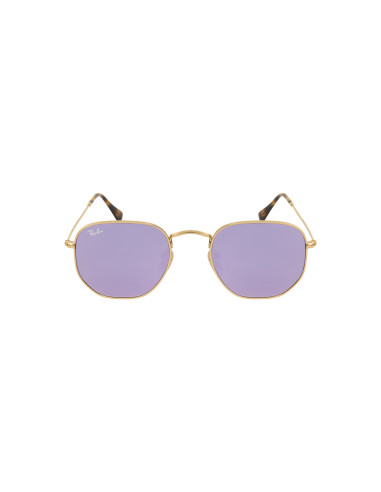 Ray Ban Rb3548n 001/8o Hexagonal Flat Lenses Lila Espejo | Sunnies.uno