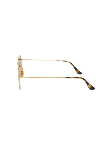 Ray Ban Rb3548n 001/8o Hexagonal Flat Lenses Lila Espejo | Sunnies.uno