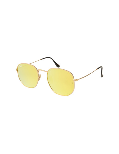 Ray Ban Rb3548n 001/93 Hexagonal Flat Lenses Dorado Espejo | Sunnie...