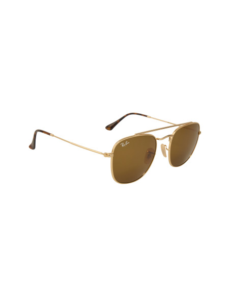 Ray Ban Rb3557 001/33 Square Double Bridge Cafe B-15 Dorado | Sunni...