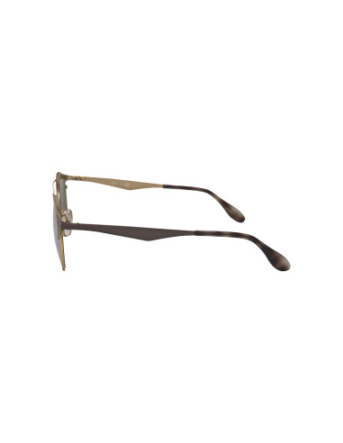 Ray Ban Rb3545 9007a7 Round Double Bridge Dorada Espejo Gris | Sunn...