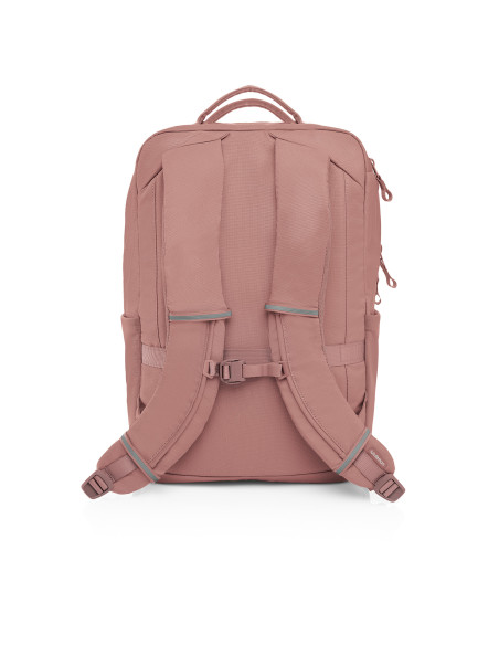 LULU LEMON Double Zip Backpack Rosa