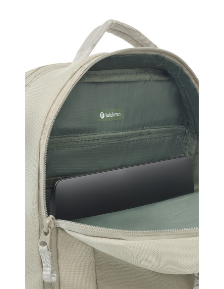 LULU LEMON Double Zip Backpack Crema