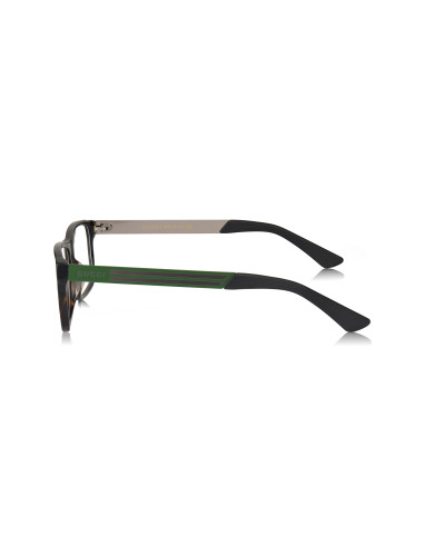 Gucci GG0692O 005 Square Shape Oftalmico Carey Verde