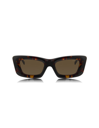 Prada SPR 13ZS 2AU-06B Square Fashion Tortoise Gold
