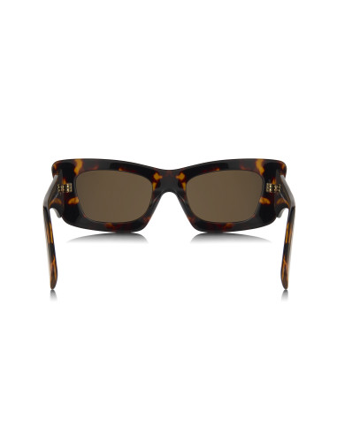 Prada SPR 13ZS 2AU-06B Square Fashion Tortoise Gold