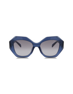 Prada SPR 16WS 08Q-08I Oversized Geometric Blue 2