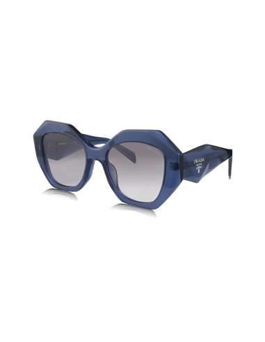 Prada SPR 16WS 08Q-08I Oversized Geometric Blue