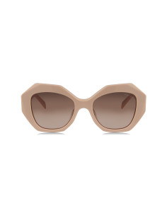 Prada SPR 16WS VYJ-0A6 Oversized Geometric Beige 2