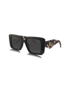 Prada SPR 23YS 1AB-5S0 Square Shape Dark Brown