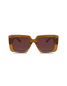 Prada SPR 23YS 17O-60B Square Shape Transparent Brown 2